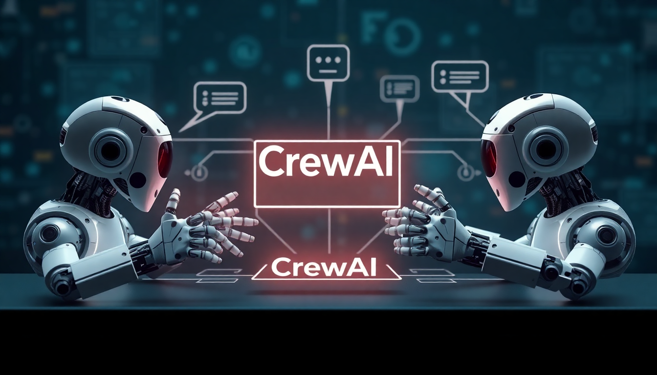 여러 전문화된 AI 에이전트가 복잡한 작업을 위해 협력하는 멀티 에이전트 시스템을 묘사하는 이미지. 각 에이전트가 특정 역할을 수행하고 정보를 교환하며 효율적인 팀워크를 보여준다.